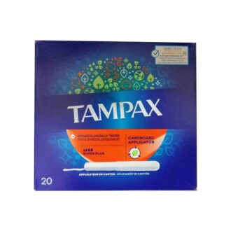 تامپون تامپکس سوپر پلاس tampax super plus (قدرت جذب خیلی بالا) تعداد 20 عددی